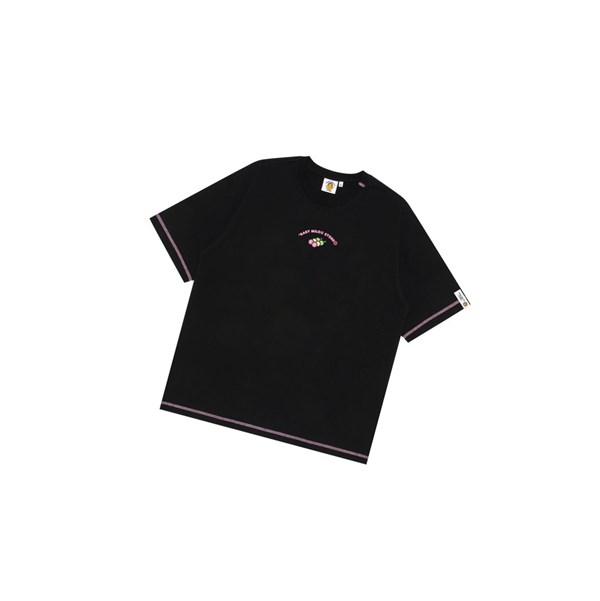 A BATHING APE Bape Baby Milo Boxy Fit Tee Rövid Sleeve Polo Női Fekete | DQP-832179