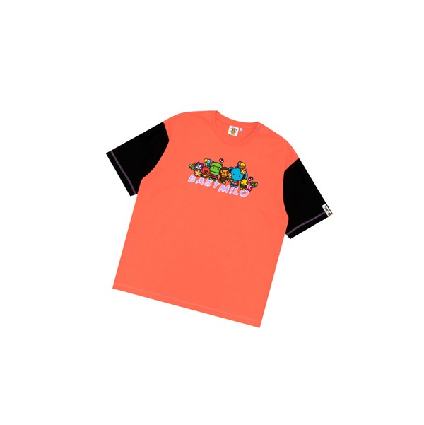 A BATHING APE Bape Boxy Fit Tee Rövid Sleeve Polo Női Rózsaszín | WIC-203978