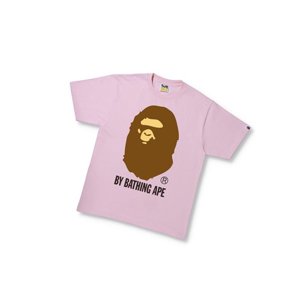 A BATHING APE Bape By Bathing Ape Tee Rövid Sleeve Polo Férfi Rózsaszín | YQI-547813