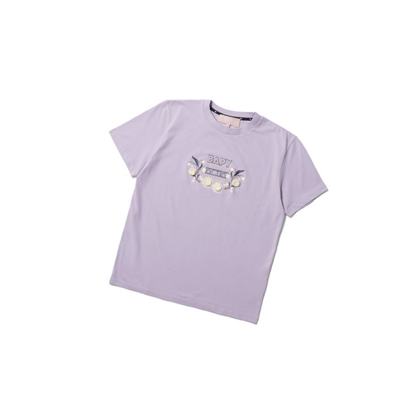 A BATHING APE Bape Embellished Tee Rövid Sleeve Polo Női Pastel Lilac | HLS-248561