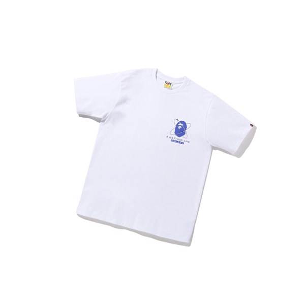 A BATHING APE Bape Galaxy Tee Rövid Sleeve Polo Férfi Fehér | WRK-439271