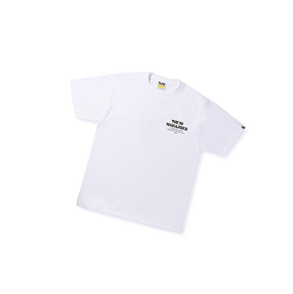 A BATHING APE Bape Japan Culture Kanji Ape Head Tee Rövid Sleeve Polo Férfi Fehér | ESC-452309