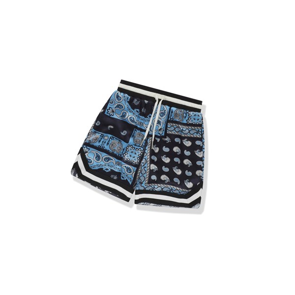 A BATHING APE Bape Paisley Print Rövidnadrág Férfi Kék | VKG-982156