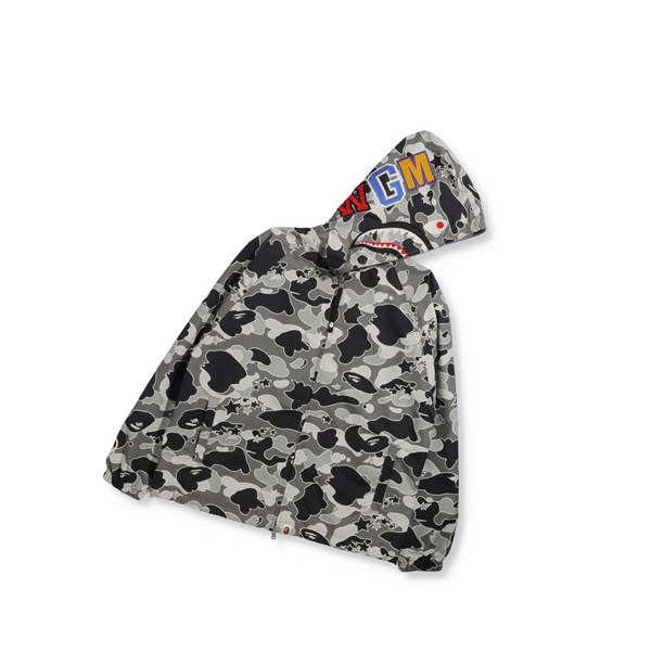 A BATHING APE Bape Sta Camo Oversized Full Zip Kabát Női Fekete | FNT-279136