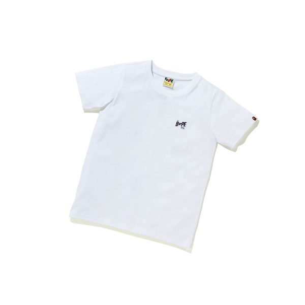 A BATHING APE Bape Sta Logo One Point Tee Rövid Sleeve Polo Női Fehér | LIM-098267