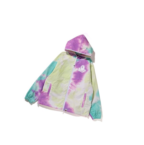 A BATHING APE Bape Tie-dye Oversized Full Zip Thin Kabát Női Caise | DOX-986451