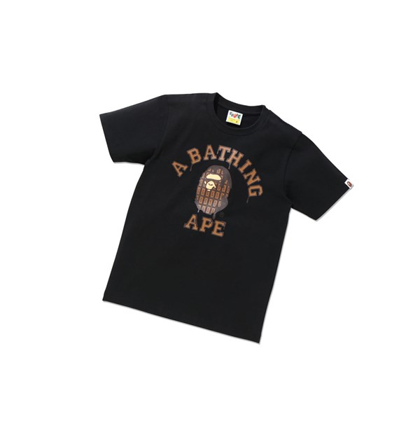 A BATHING APE Bape Valentine Chocolate Ape Head Tee Rövid Sleeve Polo Női Fekete | GXF-026853