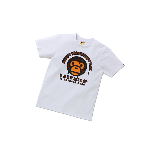 A BATHING APE Bape Valentine Chocolate Baby Tee Rövid Sleeve Polo Női Fehér | DKW-347295