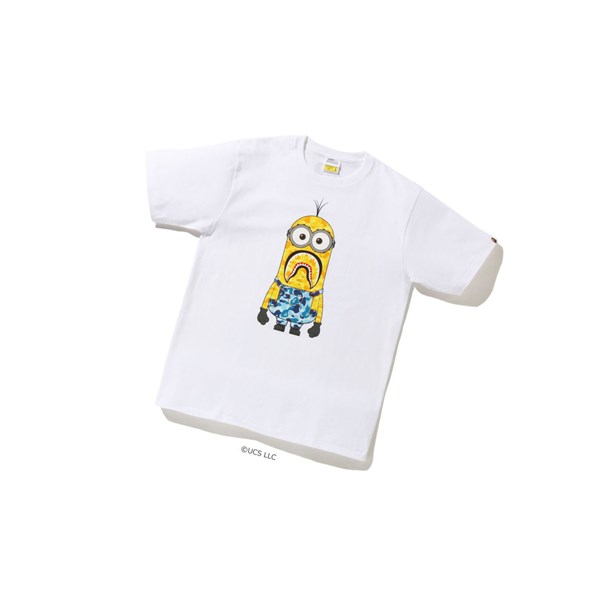 A BATHING APE Bape X Minions Tee07 Rövid Sleeve Polo Férfi Fehér | FBP-982735