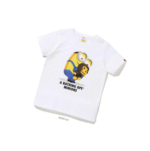 A BATHING APE Bape X Minions Tee08 Rövid Sleeve Polo Női Fehér | CEQ-250781